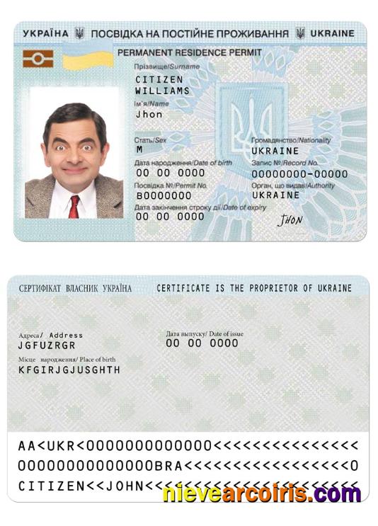 Ukraine residence permit